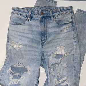 Distressed American Eagle Jeans